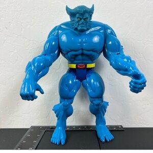🦸‍♂️ Vintage 1994 Toy Biz X-Men Beast Deluxe Edition 10” Action Figure – Marvel